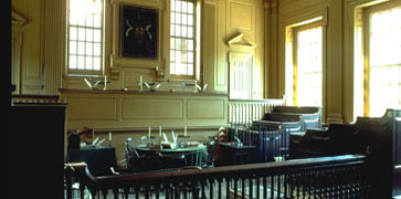 Courtroom in Independence Hall